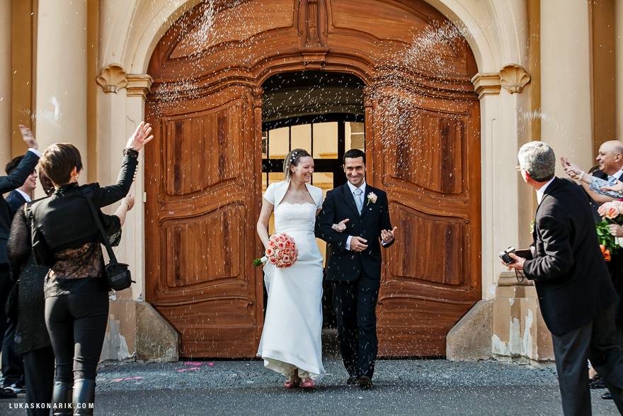 jarní svatba na Libeňském zámečku