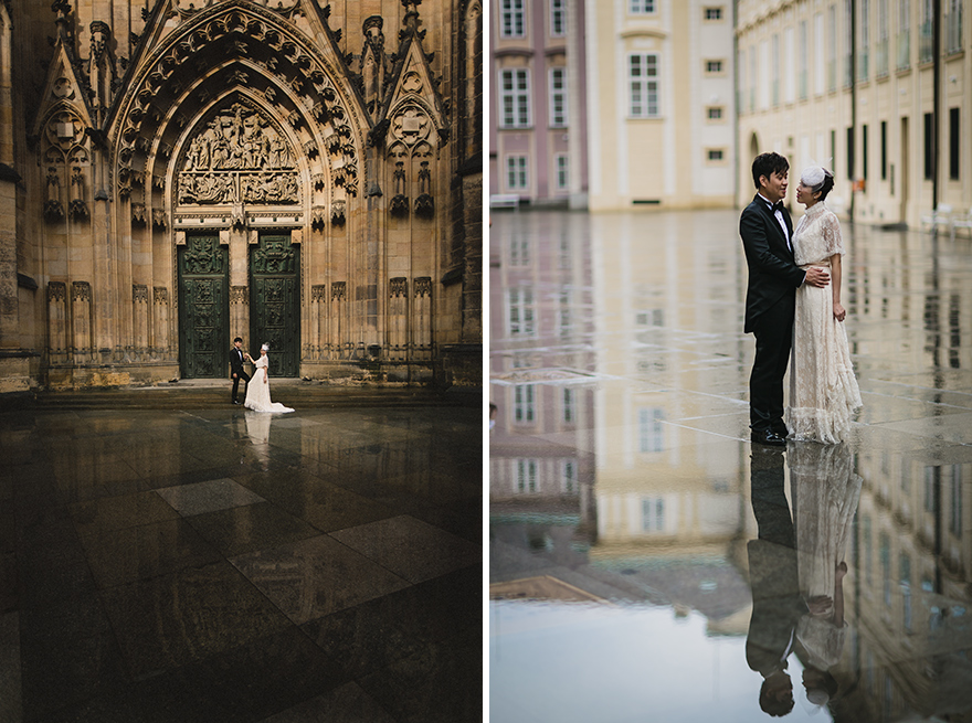svatební fotografie v okolí pražského hradu
