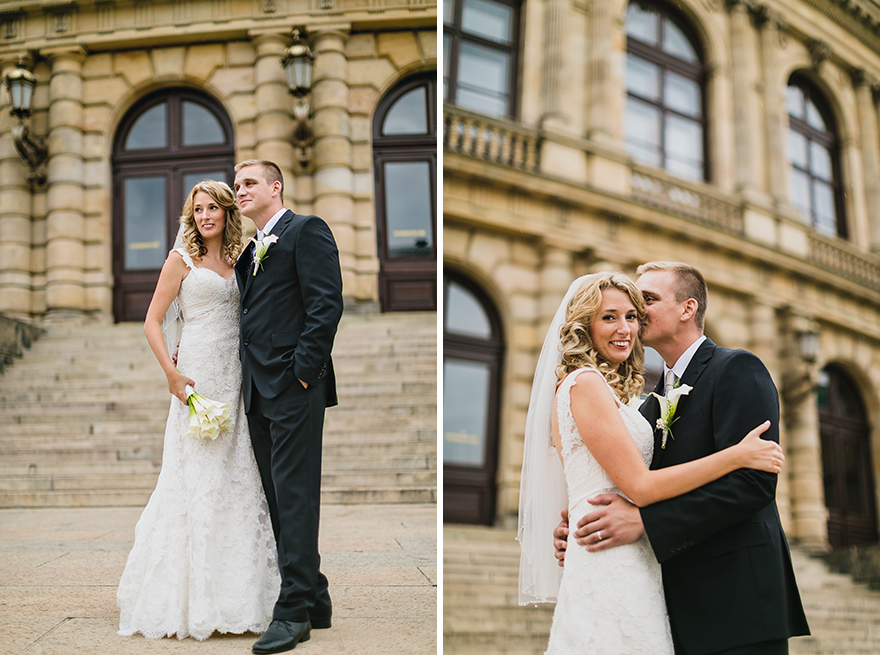 svatební fotografie v Praze u Rudolfinum