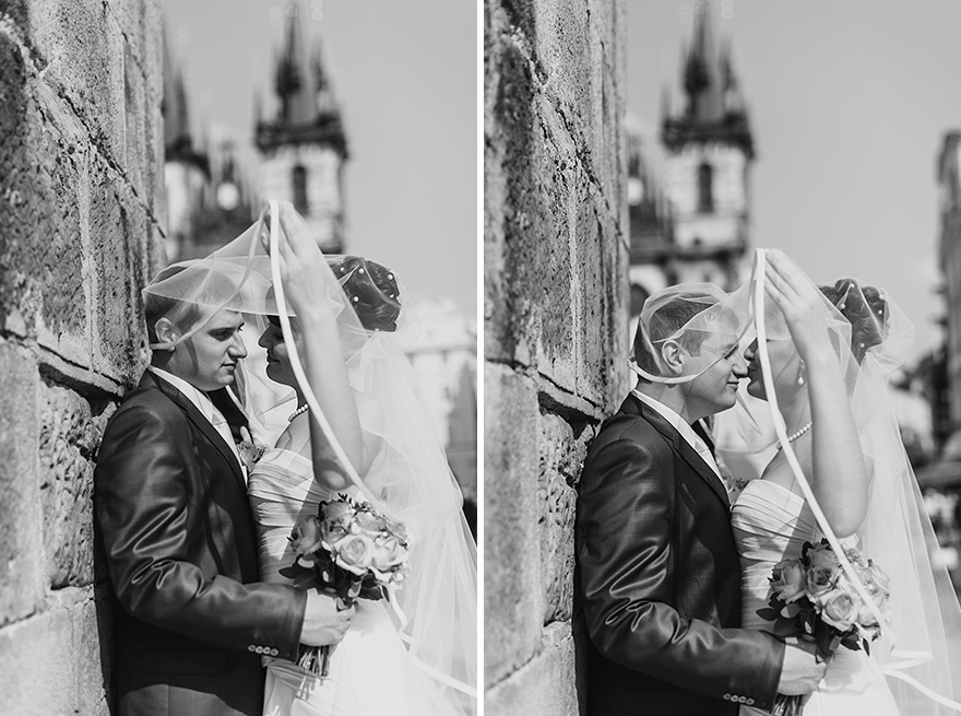 svatební fotografie na Staroměstské radnici v Praze