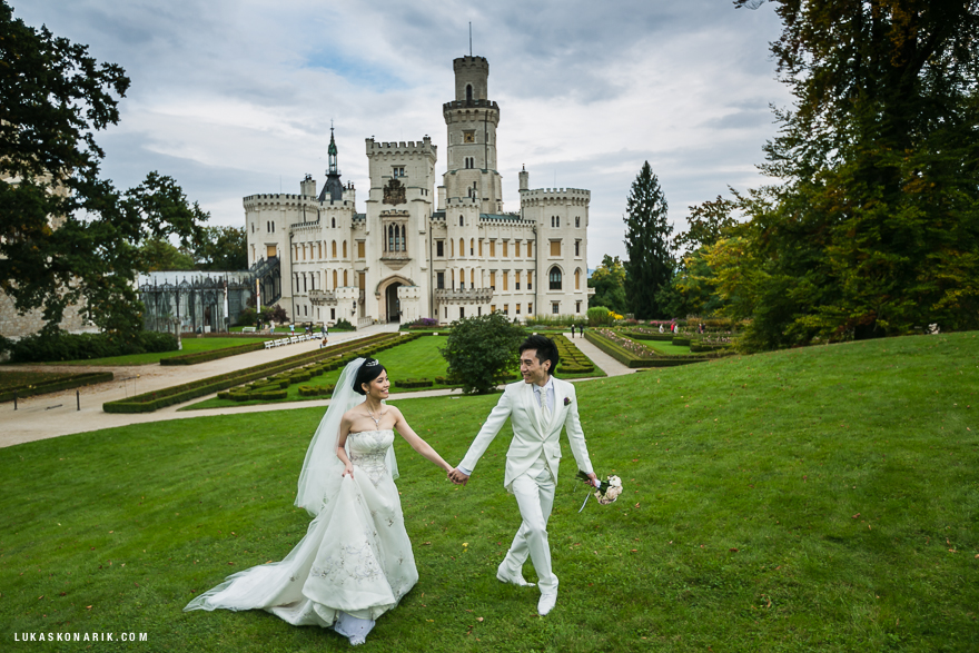 svatba na zámku Hluboká nad Vltavou